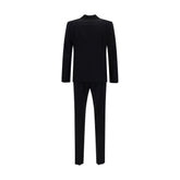 Dsquared² Blue Fleece Wool Two-Piece Suit